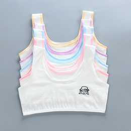 Kids Cotton Sports Training Bra Children Underwear Girls Crop Top