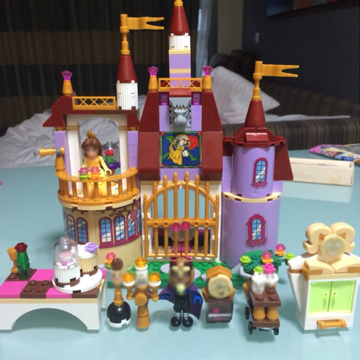 beauty and the beast castle toy