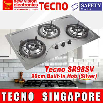 Qoo10 Tecno SR98SV 90cm Built In Hob Color Silver 