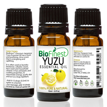 Biofinest Yuzu Essential Oil -100% Pure Undiluted -Therapeutic Grade- Immunity booster 10 ml