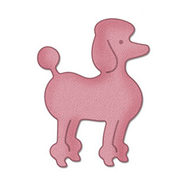 Adv-one Poodle Dog Animal Metal Steel 2018 Cutting Dies Scrapbooking Craft Die Cut For Diy Embossing