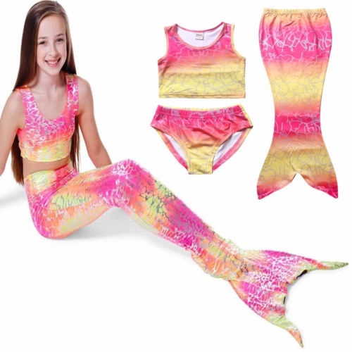 mermaid tail swimming costume