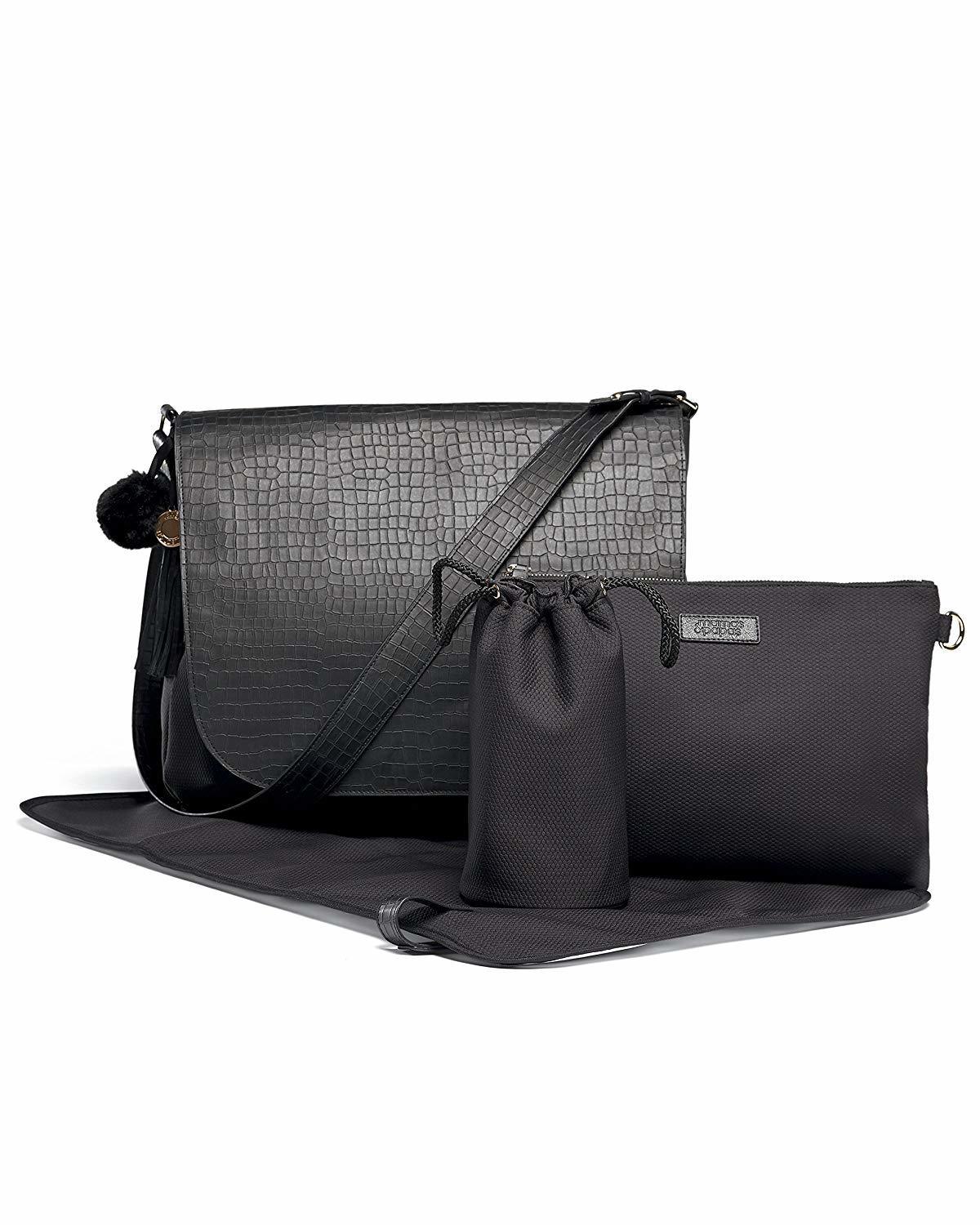 mamas and papas black changing bag