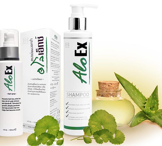 Qoo10 - BEST SELLER!AloEx Set Hair Regrowth Shampoo +Serum For your hair  roots... : Hair Care