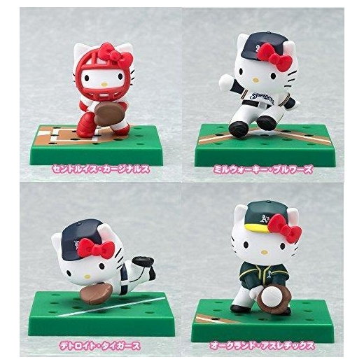 Nendoroid Plus Major League Baseball Hello Kitty 10 Set 55mm ABS ATBC-PVC Figure