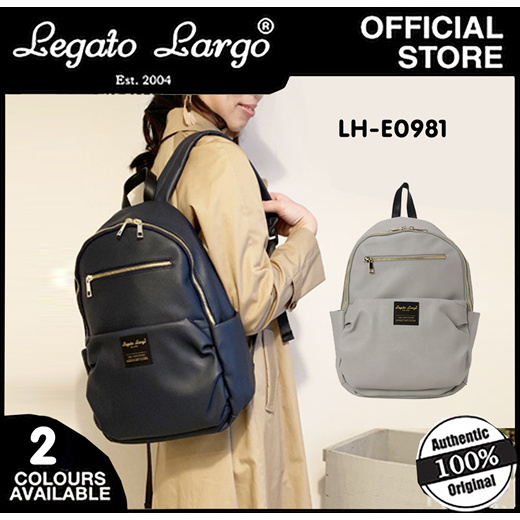 Qoo10 Legato Largo Lh E0981 Smooth Grain Rucksack Bag Wallet