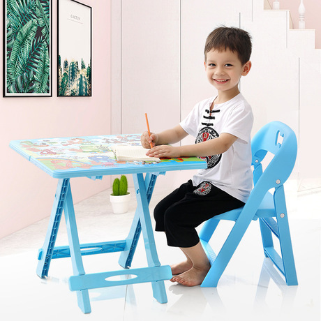 childrens fold up table and chairs