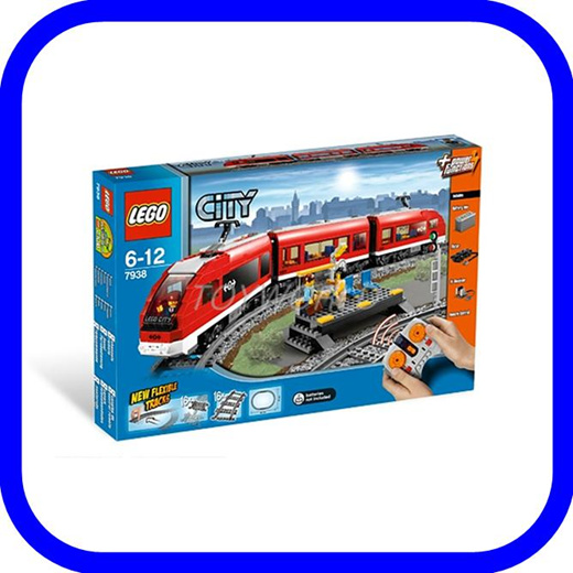 lego city passenger train 7938