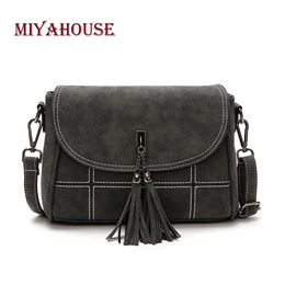 Miyahouse Fashion Lattic Pattern Woman Shoulder Bag Simple Solid Color Lady Crossbody Bag Minimalist