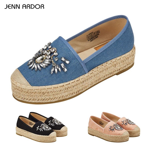 espadrille platform slip on