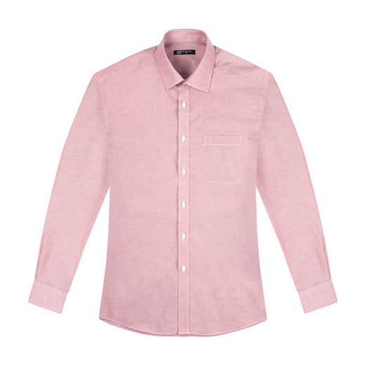 old rose long sleeve polo