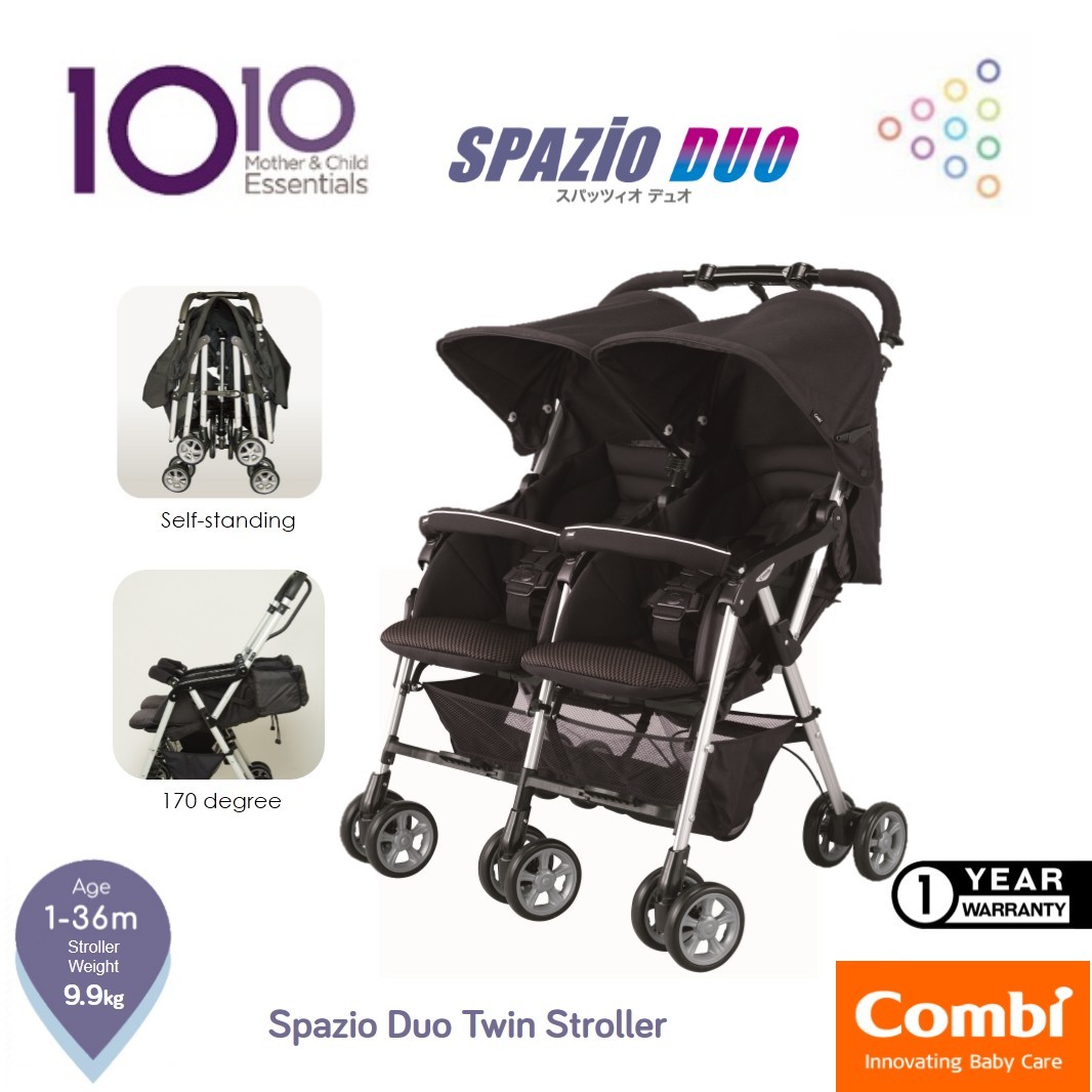 combi spazio duo stroller