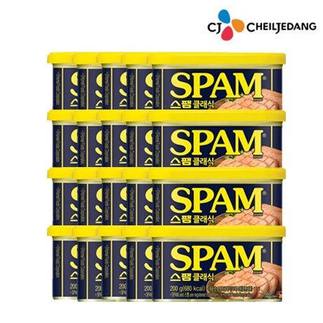 [W Prime] CJ CheilJedang Spam Classic 200g 20pcs