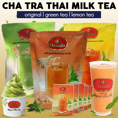 Qoo10 - CHA TRA MUE - Instan 3 In 1 Thai Tea : Minuman & Susu