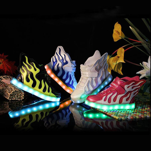 velcro light up shoes