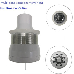 New Original Multi Cone Components Air Dut for Dreame V9 Pro Handheld Cordless Vacuum Cleaner Spare