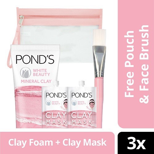 POND’S White Beauty Mineral Clay Foam 90gr Deals for only Rp45.000 instead of Rp95.745