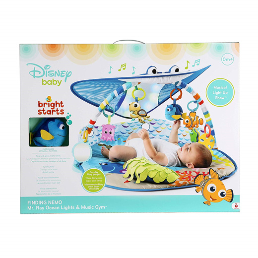 disney mr ray lights activity baby gym