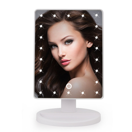 Qoo10 22 Led Touch Screen Makeup Mirror Profesional Vanity Cermin Lampu Kese Kosmetik