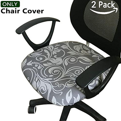 Meloshow 2 Pack Chair Covers Protective Stretchable Dinning Chair Seat Covers For Kids And Pets