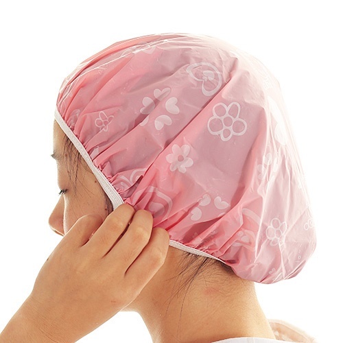 Qoo10 - Thicken Japanese-style waterproof shower cap adult female models  kitch... : Household & Bedd...