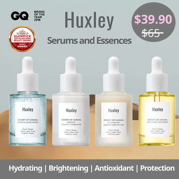 [Huxley Official Flagship] Huxley Serum Essence Mix N Match Glass Skin Secrets