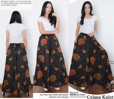 Qoo10 New Colection ROK  LILIT CELANA  KULOT BATIK 