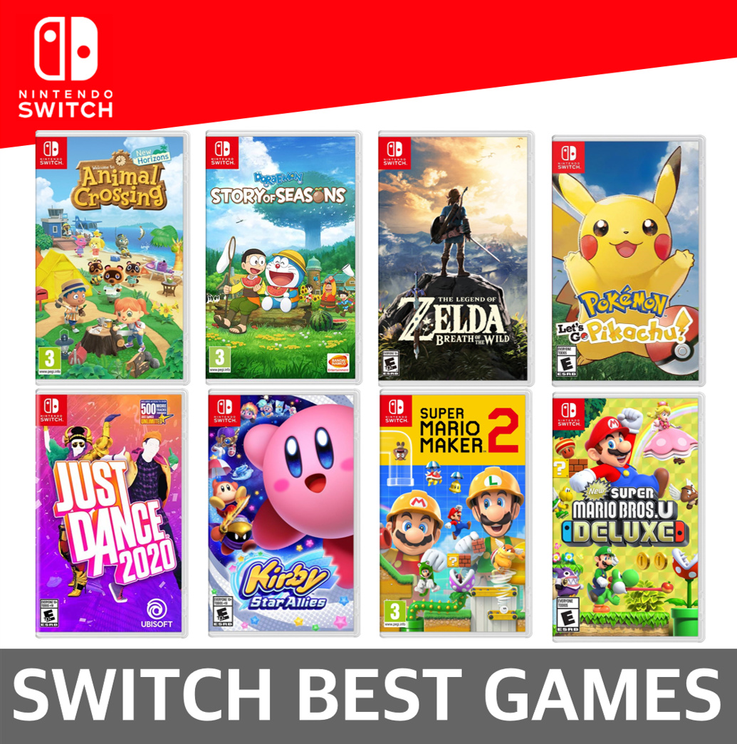 best nintendo switch games by rom size