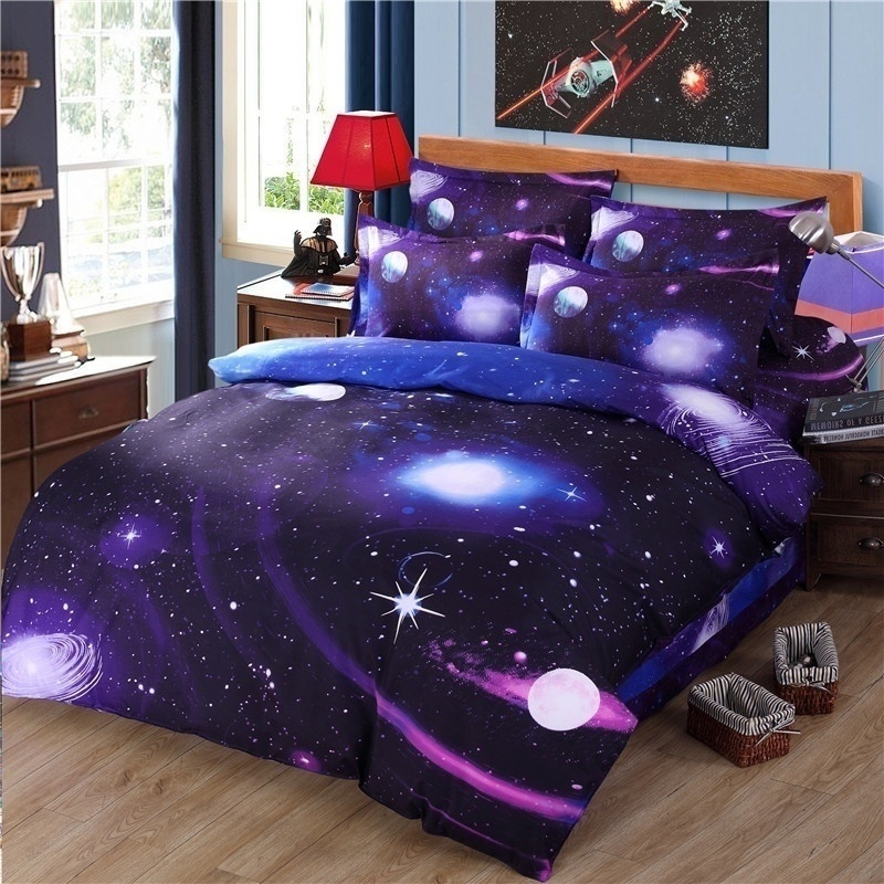 Qoo10 Quilt Cover Galaxy Duvet Cover Galaxy Sheets Space Sheets