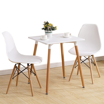 EAMES Square Dining Table Set - 60X60CM (1+2)