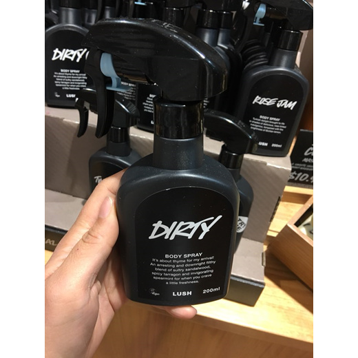 lush dirty spray