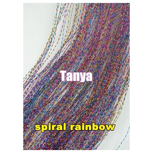 Qoo10 300s Spiral Rainbow Hair Tinsel Flair Feather Hair Extensions 28 Women S Clothing