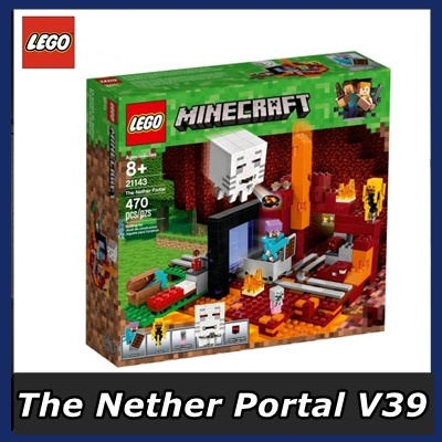 the nether portal lego