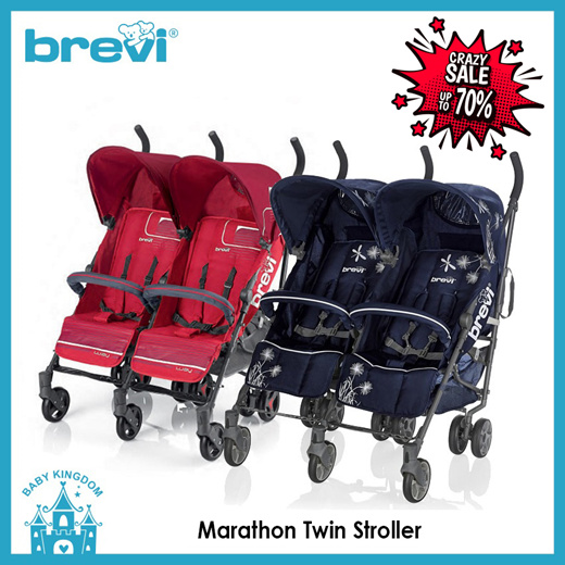 brevi twin stroller