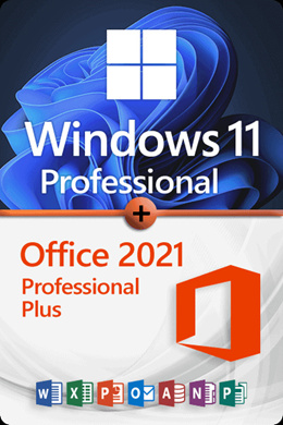 [메일발송]마이크로소프트 윈도우 11 + 오피스 2021 합본 windows 11 Pro + office 2021