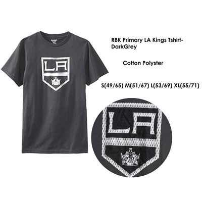 RBK Primary LA Kings Tshirt DarkGrey