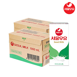 [W프라임] 서울우유 멸균우유1LX10팩 1+1 (2 BOX)(유통기한_2024-07월 이후)