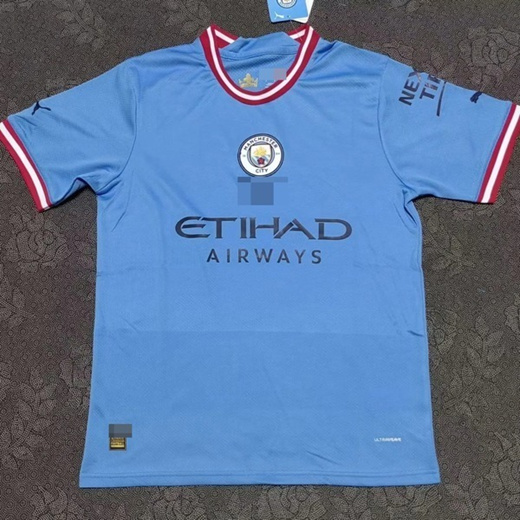 Qoo10 - 22-23 Man City Jersey Soccer Uniform Daily Wear Home Uniform ...