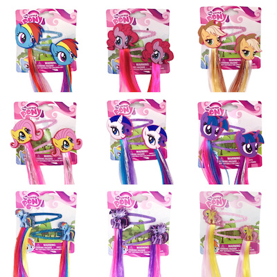 my little pony hair clips