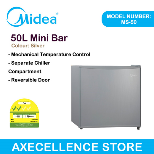 midea mini bar refrigerator ms 50 50l