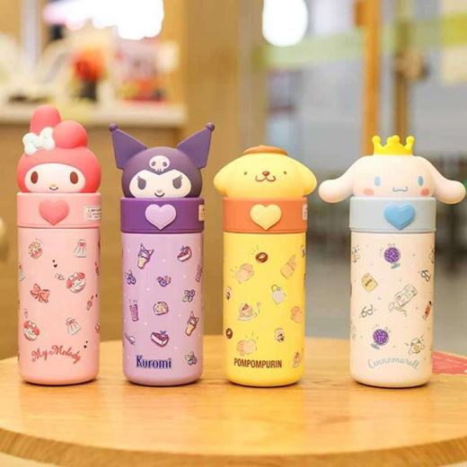 Qoo10 - Sanrio Thermos Kuromi My Melody Cinnamon Water Bottle