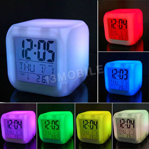 light up alarm clock