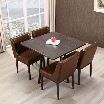 Compact Coffee Dining Set (1+4)