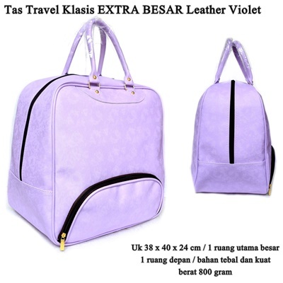 Tas Travel Klasis Extra Besar Leather