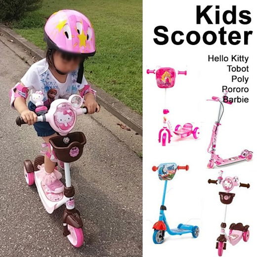 barbie kids scooter