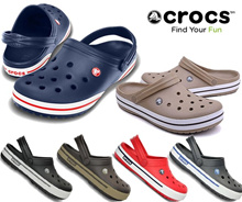 [Crocs] Iconic Crocband™ Clog Unisex with Backstrap (11016) Classic Crocs Comfort