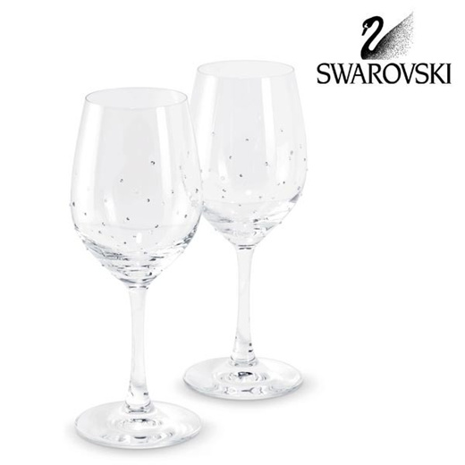 Swarovski Crystal Wine Glasses, Set of 2 - 5468811