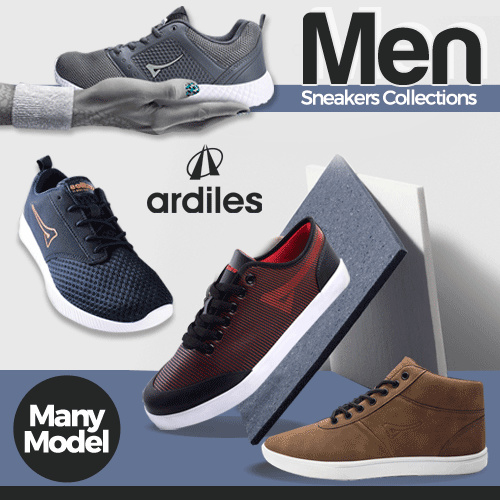 [BEST SHOES] ?ARDILES? Men Sneakers Collection // Sepatu Sneaker Pria Ready Size 38-43 Deals for only Rp124.900 instead of Rp145.233