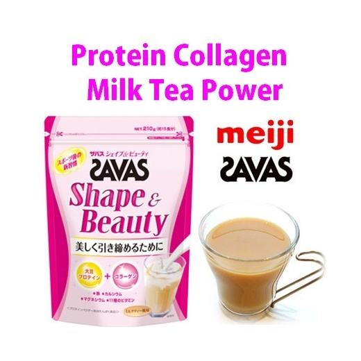 Qoo10 Japan Savas Shape And Beauty Protein Collagen Milk Tea Powder 360g Nutritious Items