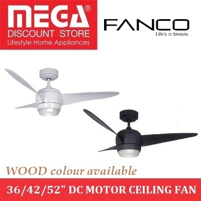 Fancofanco Eco Max 36 42 52inch Dc Motor Ceiling Fan With Led Light Local Warranty